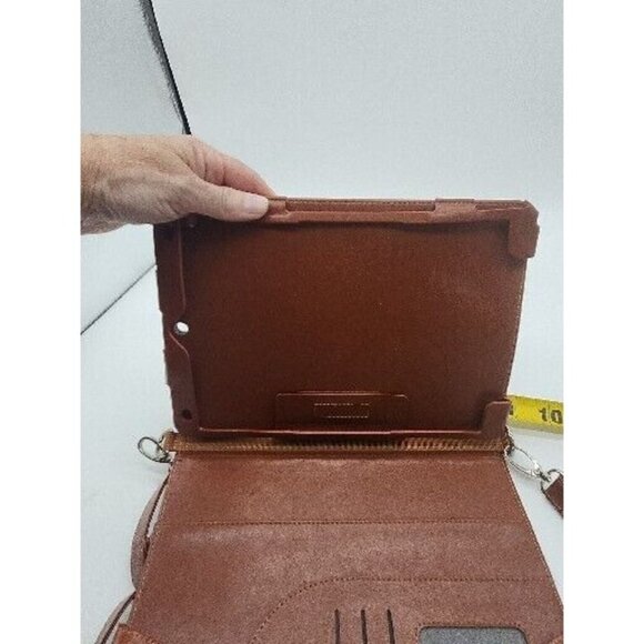 FYY Cross Body Messenger Satchel Bag tablet Leather - Picture 5 of 7